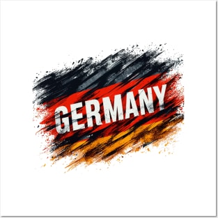 Germany flag Posters and Art